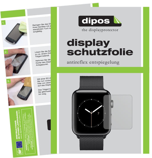 6x Schutzfolie matt für Apple Watch Series 3 42mm  (1)