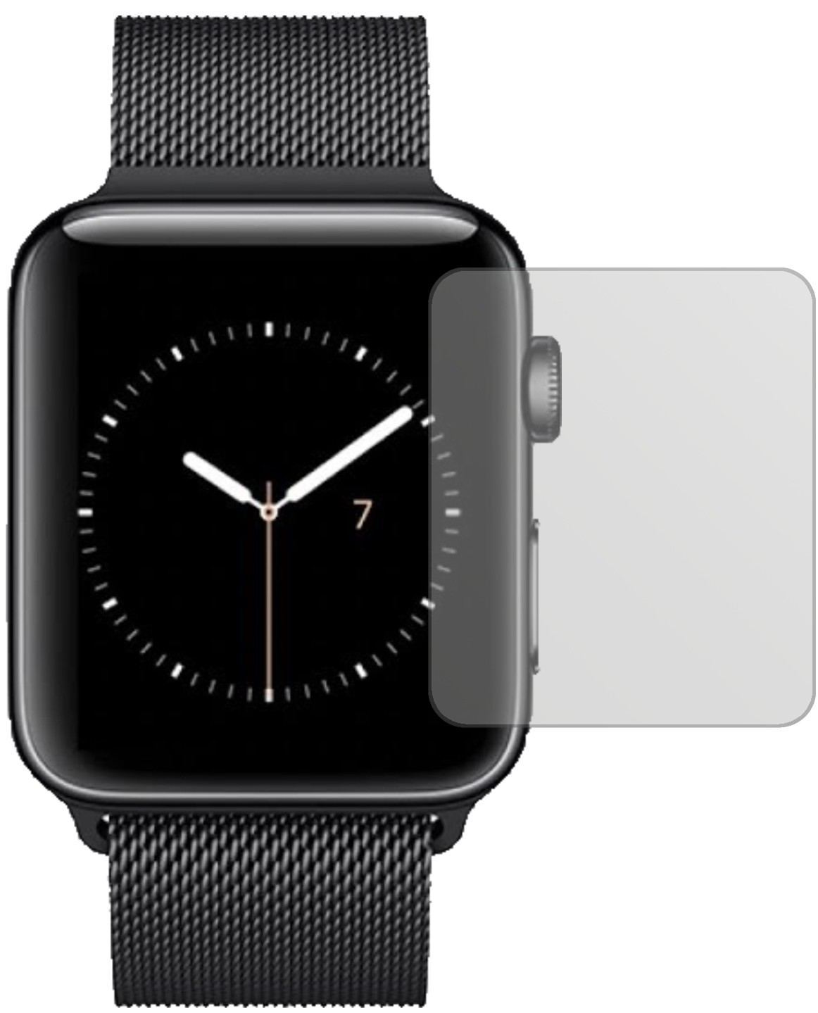 6x Schutzfolie matt für Apple Watch Series 3 42mm  (2)