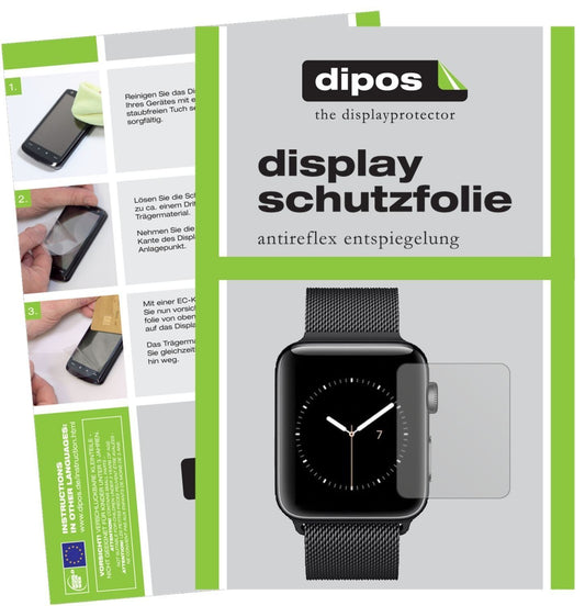 6x Schutzfolie matt für Apple Watch Series 3 38mm  (1)