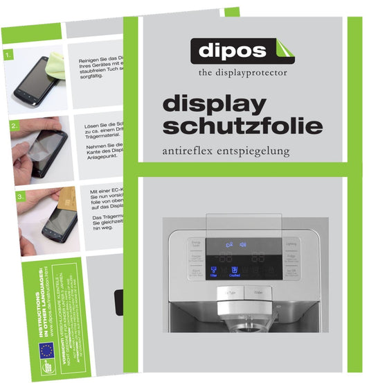 2x Schutzfolie matt für Samsung RFG23UERS1/XEF Dis (1)