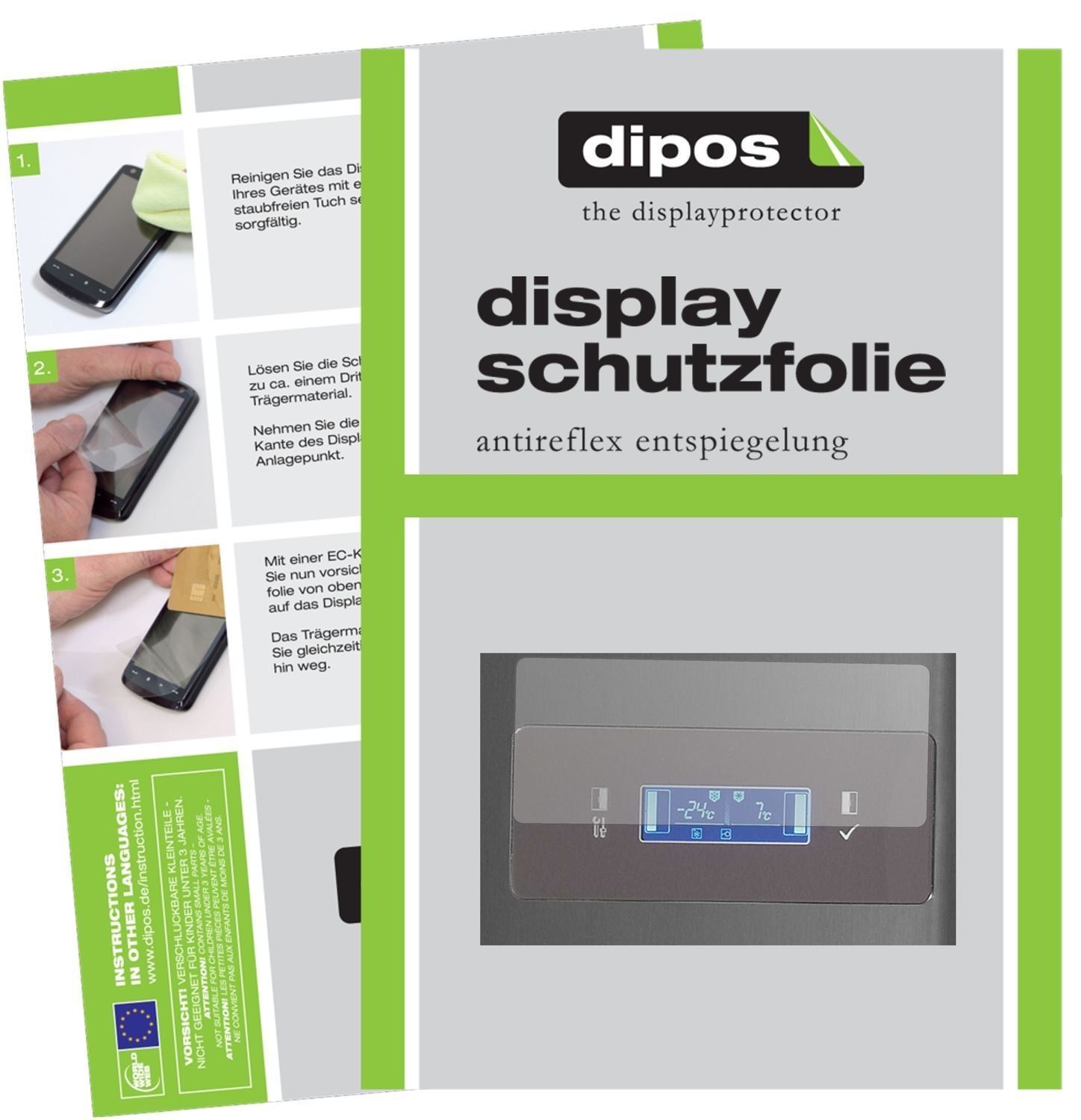 2x Schutzfolie matt für Gorenje NRS85728BK Display (1)
