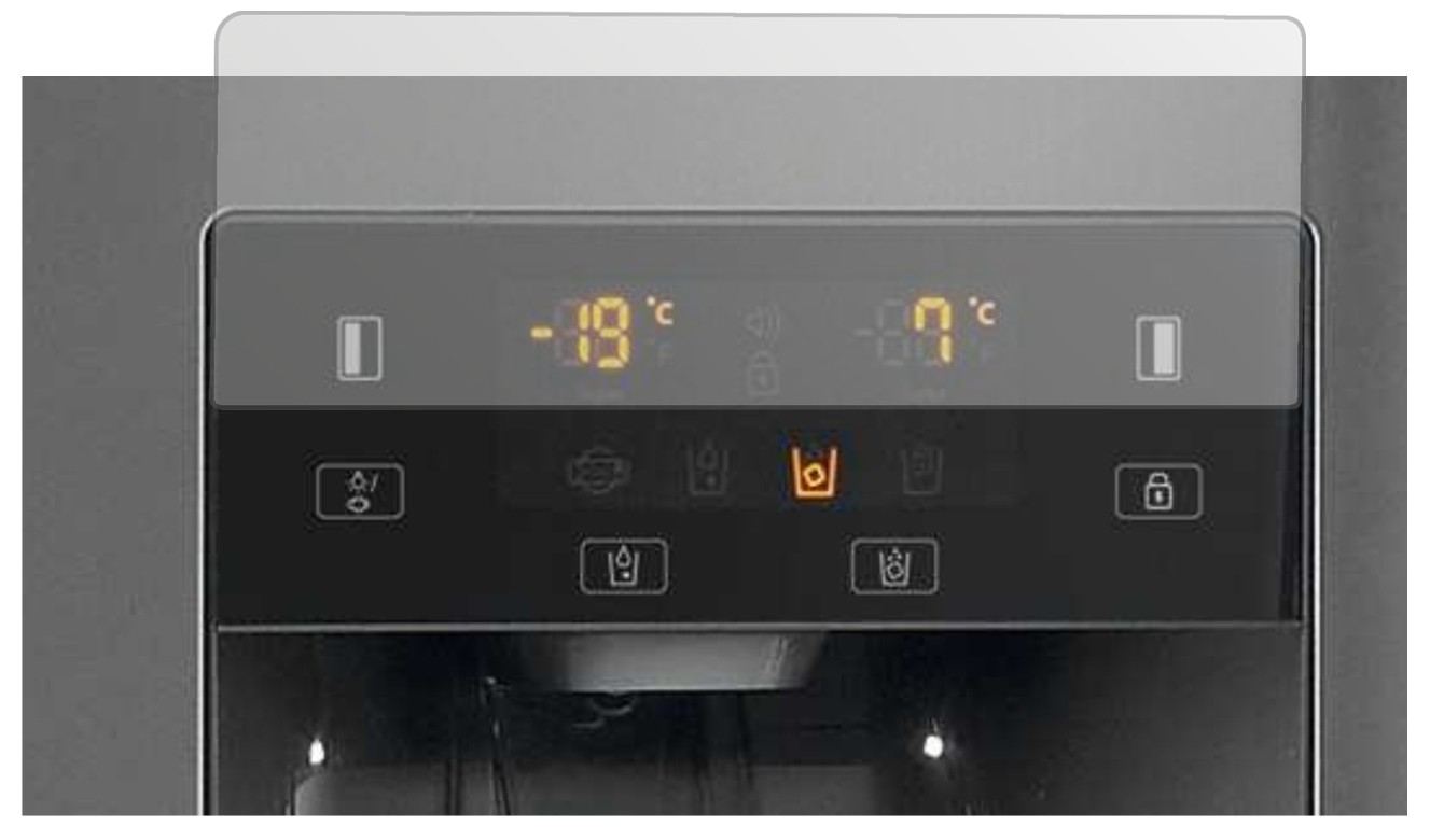2x Schutzfolie matt für Gorenje NRS 9182 CXB Displ (2)