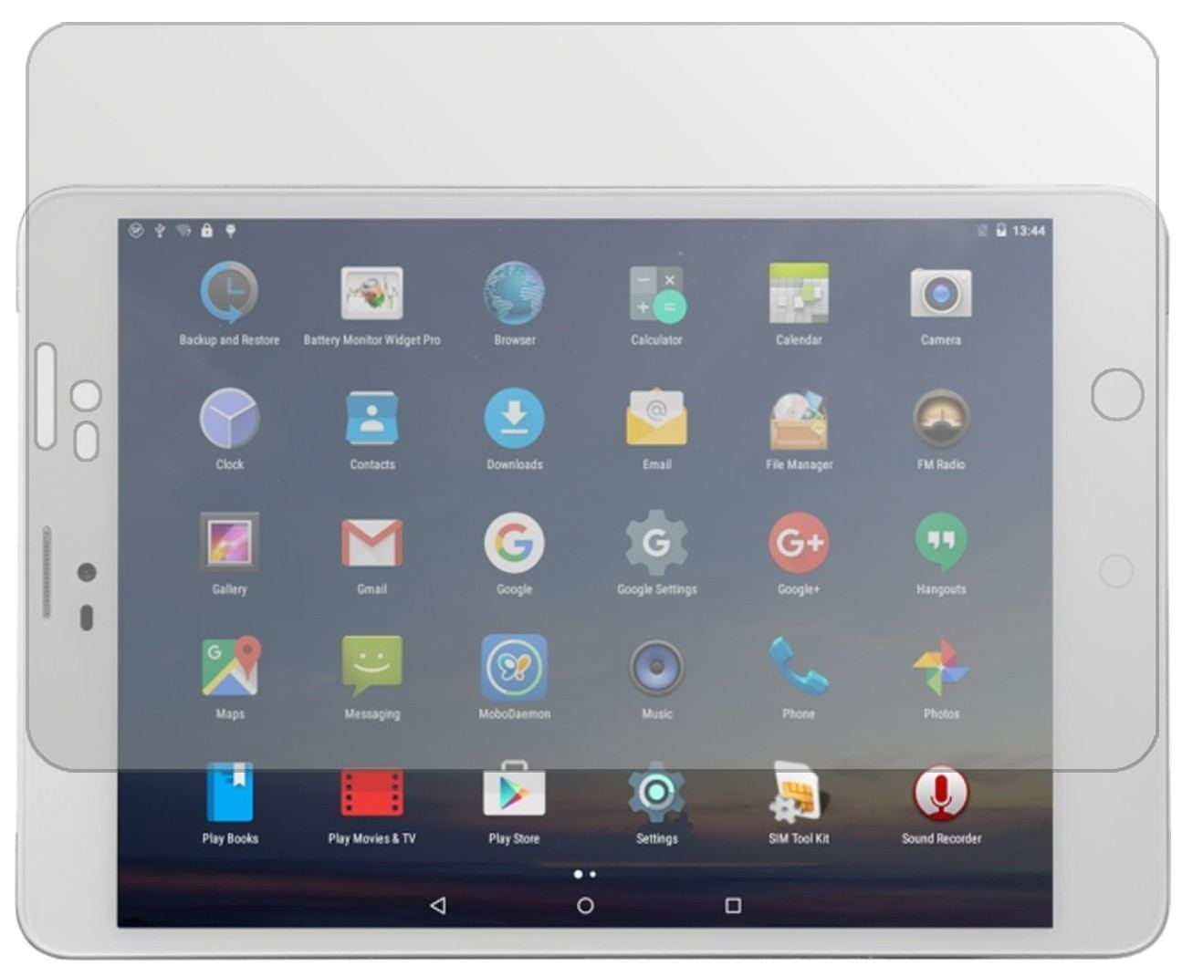2x Schutzfolie matt für Winnovo M798 Tablet PC Dis (2)