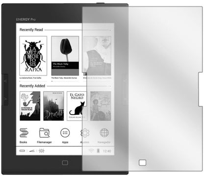 2x Schutzfolie klar für Energy Sistem eReader Pro  (2)