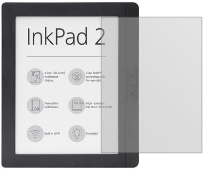 2x Schutzfolie matt für Pocketbook InkPad 2 PB840  (2)