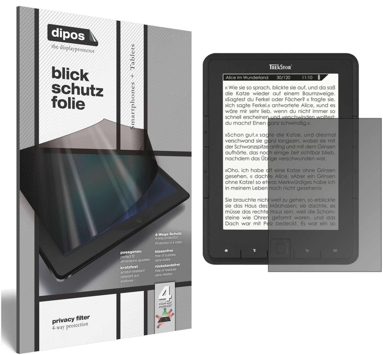 Blickschutzfolie für TrekStor eBook Reader Pyrus m (1)