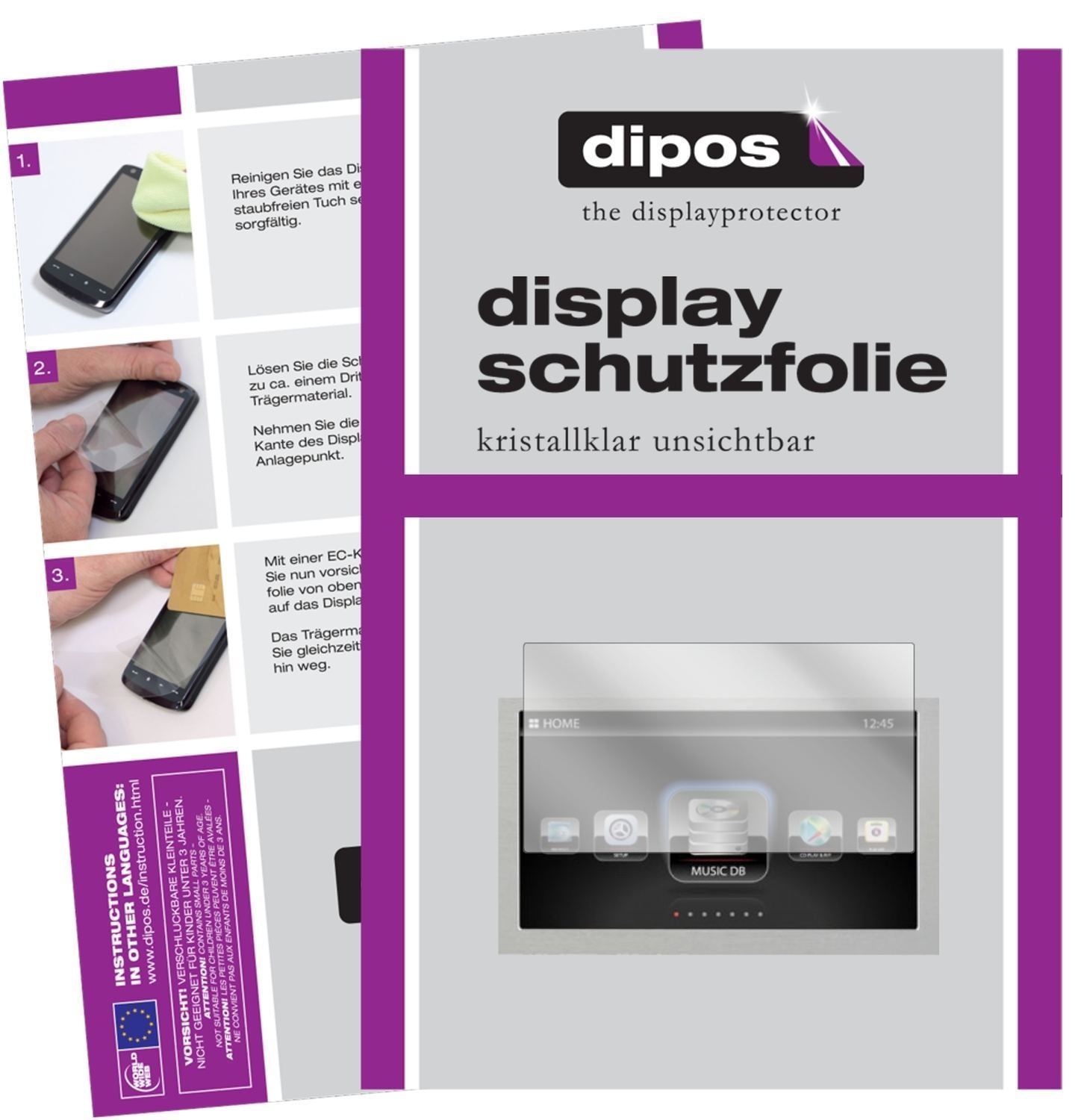 2x Schutzfolie klar für Cocktail Audio X50 Display (1)