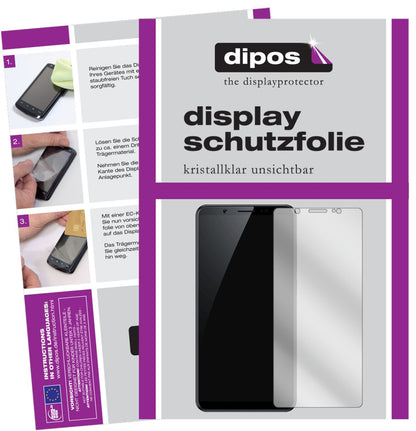 2x Schutzfolie klar für Vivo V7+ Display-Schutzfol (1)