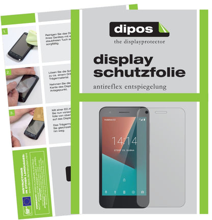 2x Schutzfolie matt für Vodafone Smart E8 Display- (1)