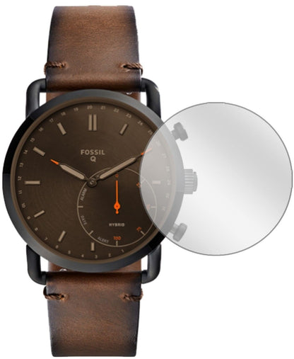 6x Schutzfolie klar für Fossil Q Commuter Display- (2)
