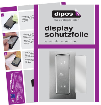 2x Schutzfolie klar für Bauknecht KGN 2043 A3+ IN  (1)