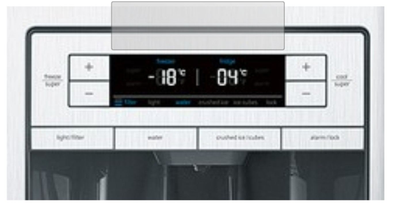 2x Schutzfolie matt für Siemens KA90GAI20 iQ500 Di (2)