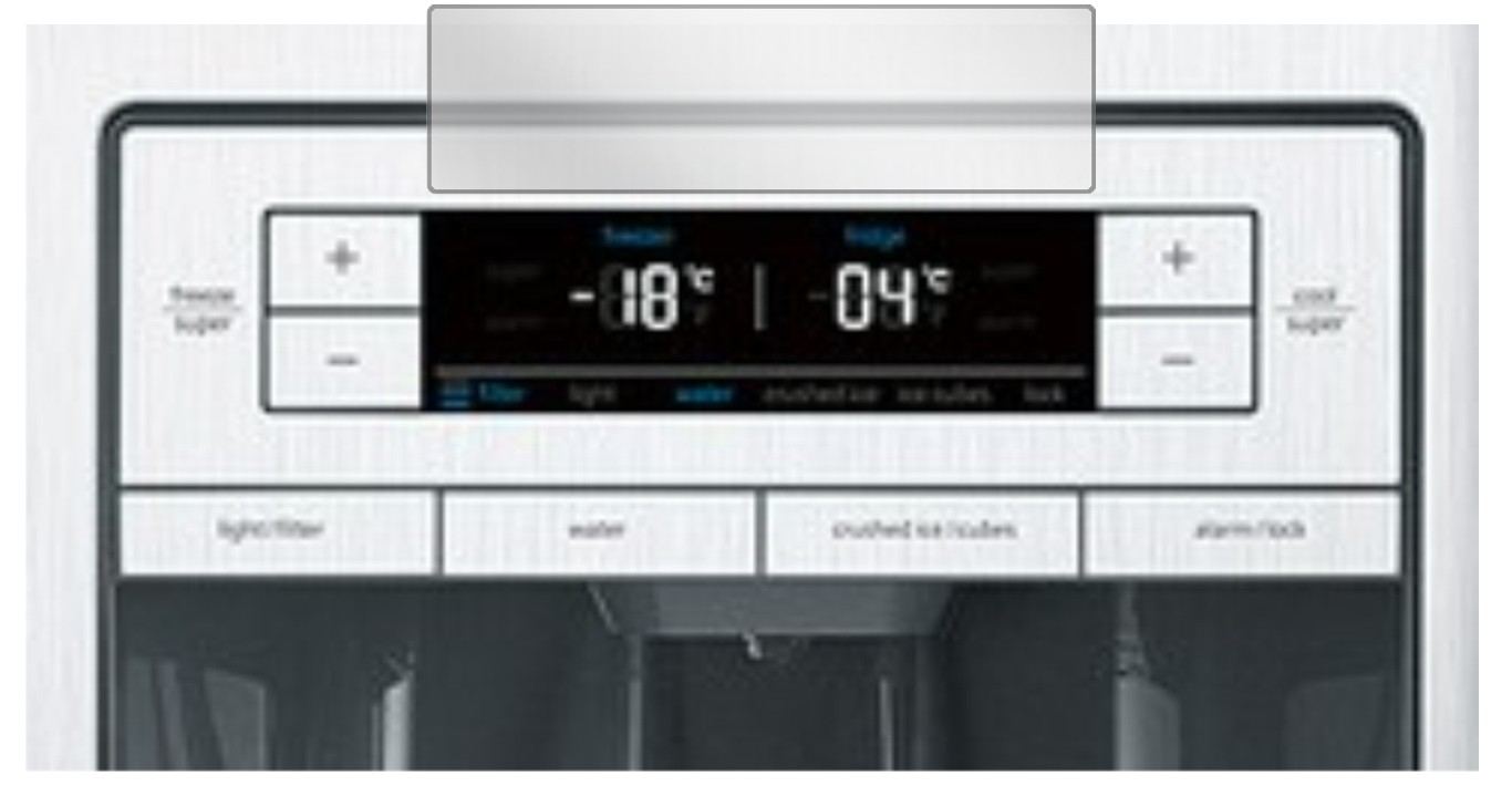 2x Schutzfolie klar für Siemens KA90GAI20 iQ500 Di (2)