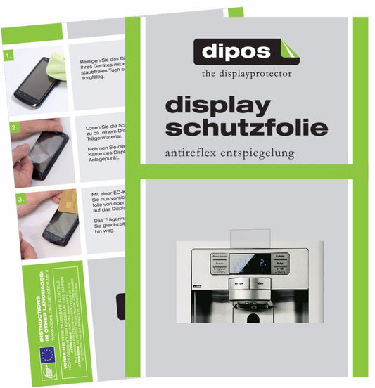 2x Schutzfolie matt für Samsung RS6A782GDSR/EG Dis (1)