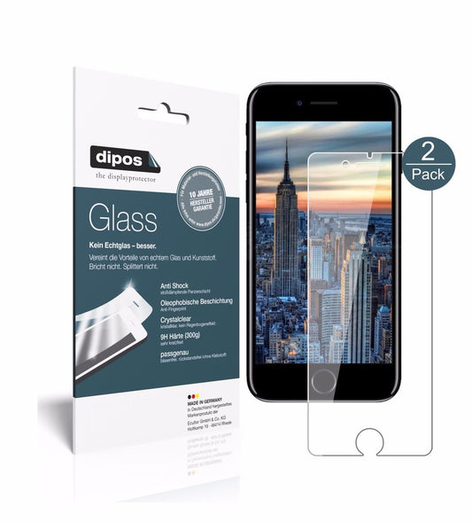 2x 9H Schutzfolie für Apple iPhone 8 Plus Panzerfo (1)