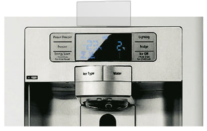 2x Schutzfolie matt für Samsung RS6178UGDSREF Disp (2)