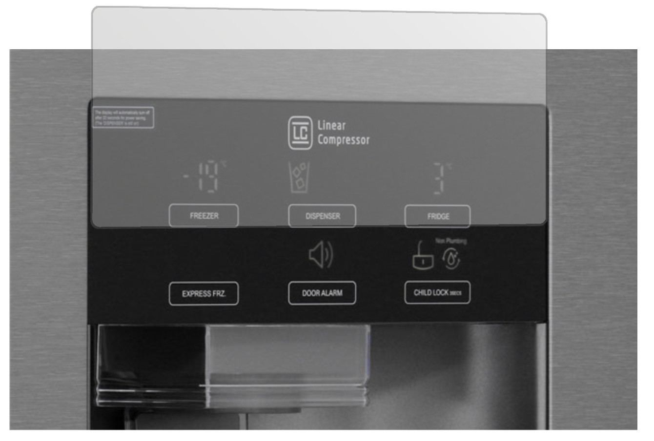 2x Schutzfolie matt für LG GSL 361 ICEZ Display-Sc (2)