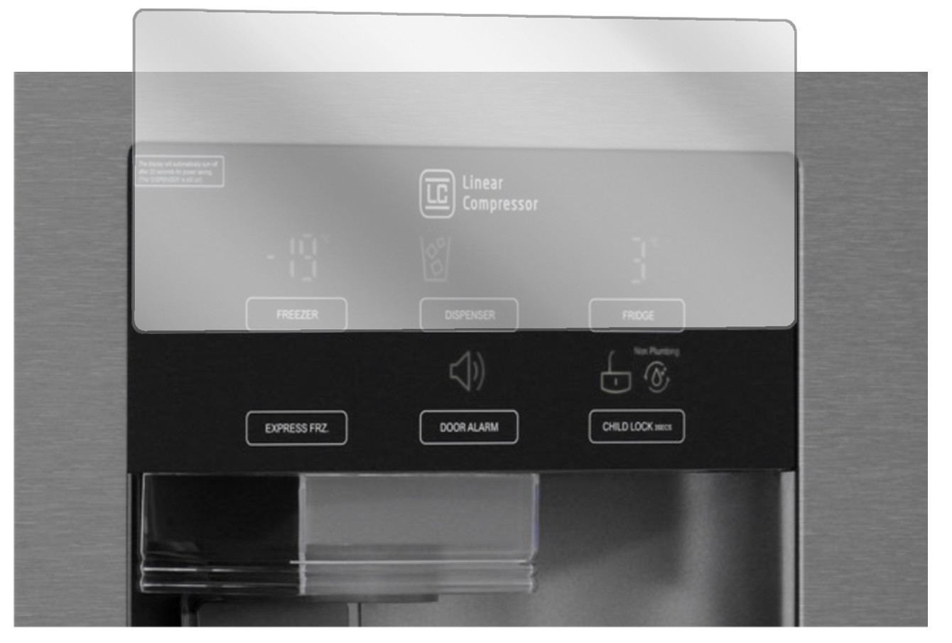 2x Schutzfolie klar für LG GSL 361 ICEZ Display-Sc (2)