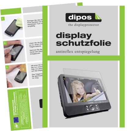 3x Schutzfolie matt für Lenco DVP-939 Display-Schu (1)