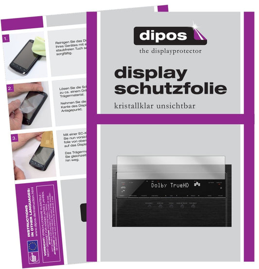 3x Schutzfolie klar für Pioneer VSX-831 Display-Sc (1)