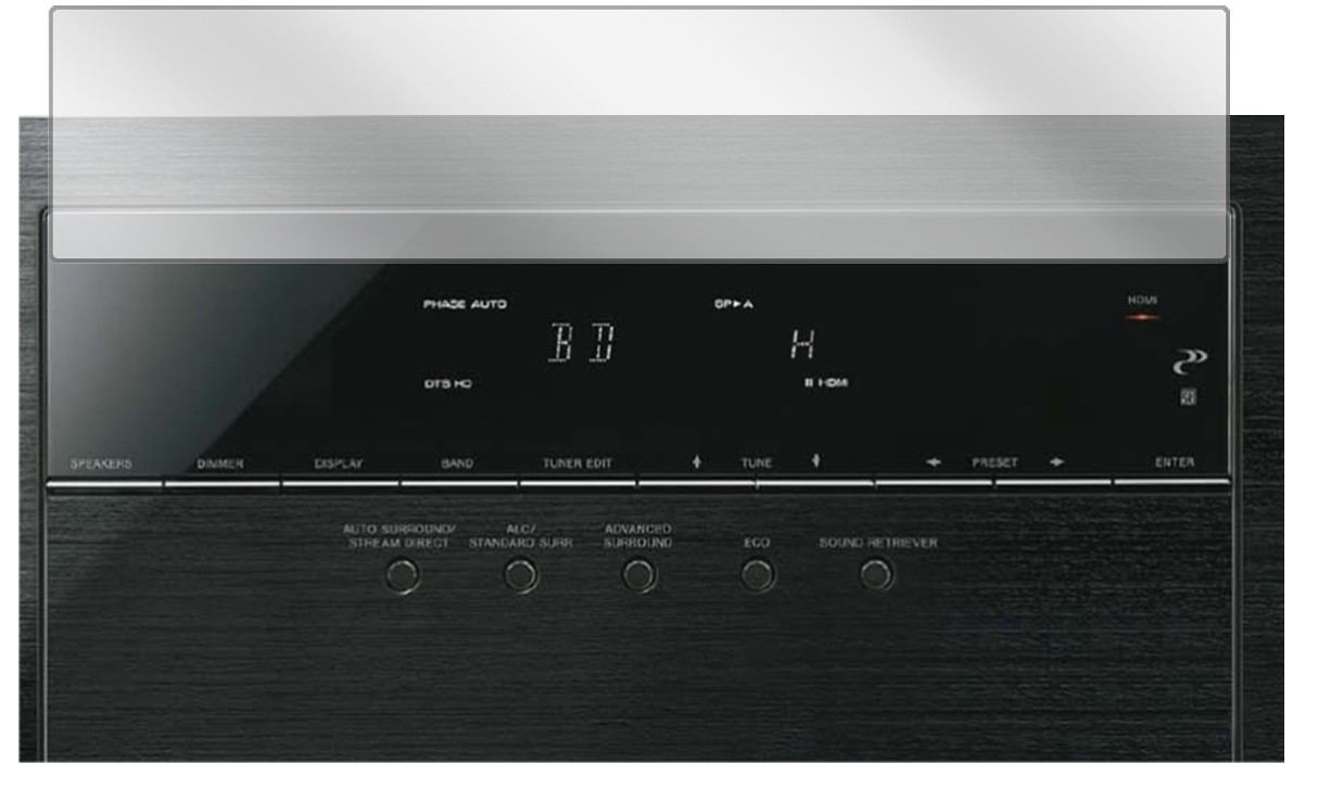 3x Schutzfolie klar für Pioneer VSX-330 Display-Sc (2)