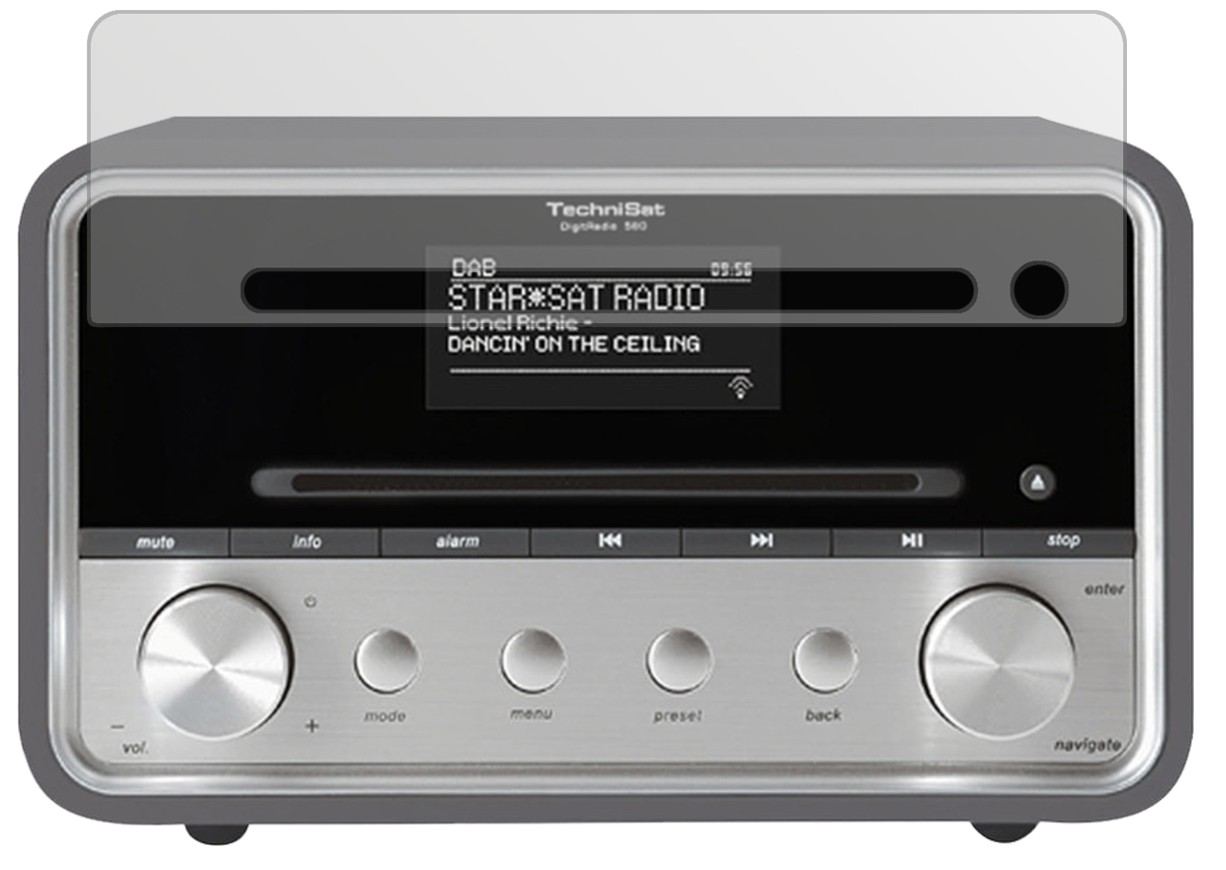 3x Schutzfolie matt für TechniSat DigitRadio 580 D (2)