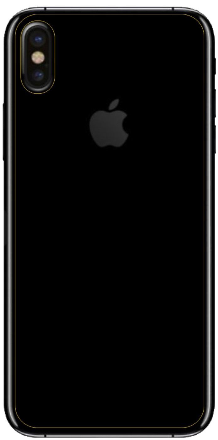 1x 9H Schutzfolie für Apple iPhone 8 Rückseite Pan (9)