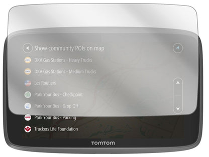 3x Schutzfolie klar für TomTom Go Professional 620 (2)