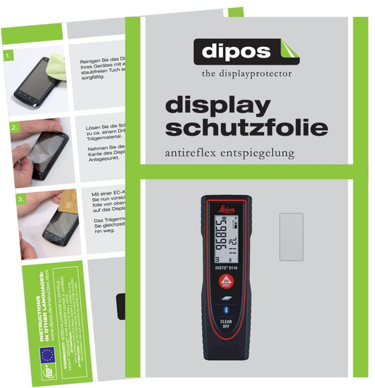 3x Schutzfolie matt für Leica DISTO D110 Display-S (1)