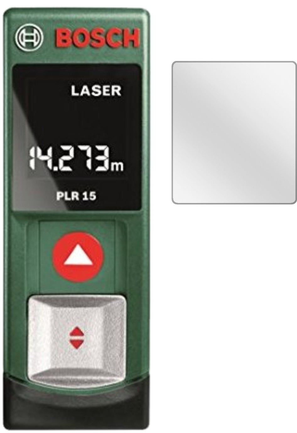 3x Schutzfolie klar für Bosch PLR 15 Display-Schut (2)