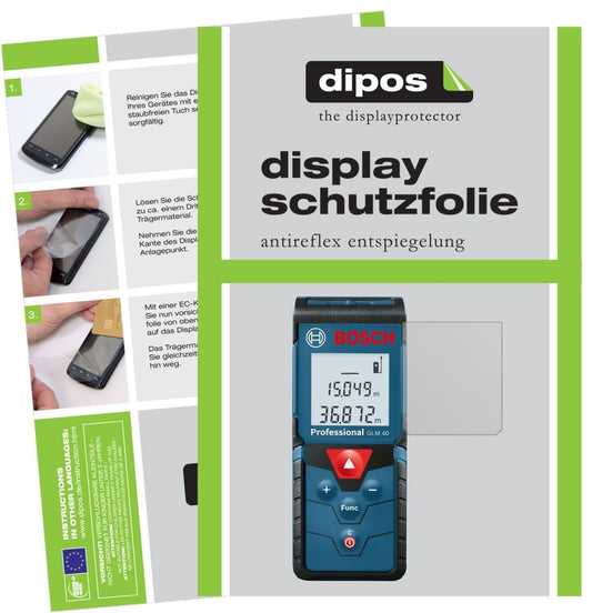 3x Schutzfolie matt für Bosch Professional GLM 40  (1)