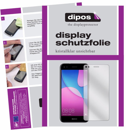 2x Schutzfolie klar für Huawei Y6 Pro 2017 Display (1)