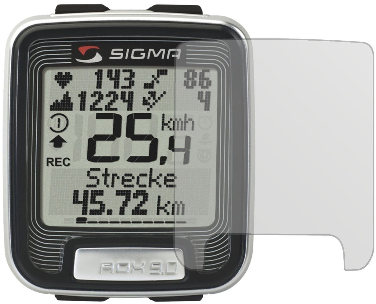 3x Schutzfolie matt für Sigma Rox 9.0 Display-Schu (2)
