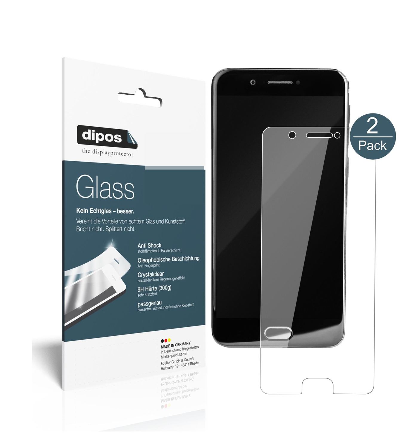 2x 9H Schutzfolie für YotaPhone 3 Panzerfolie (1)