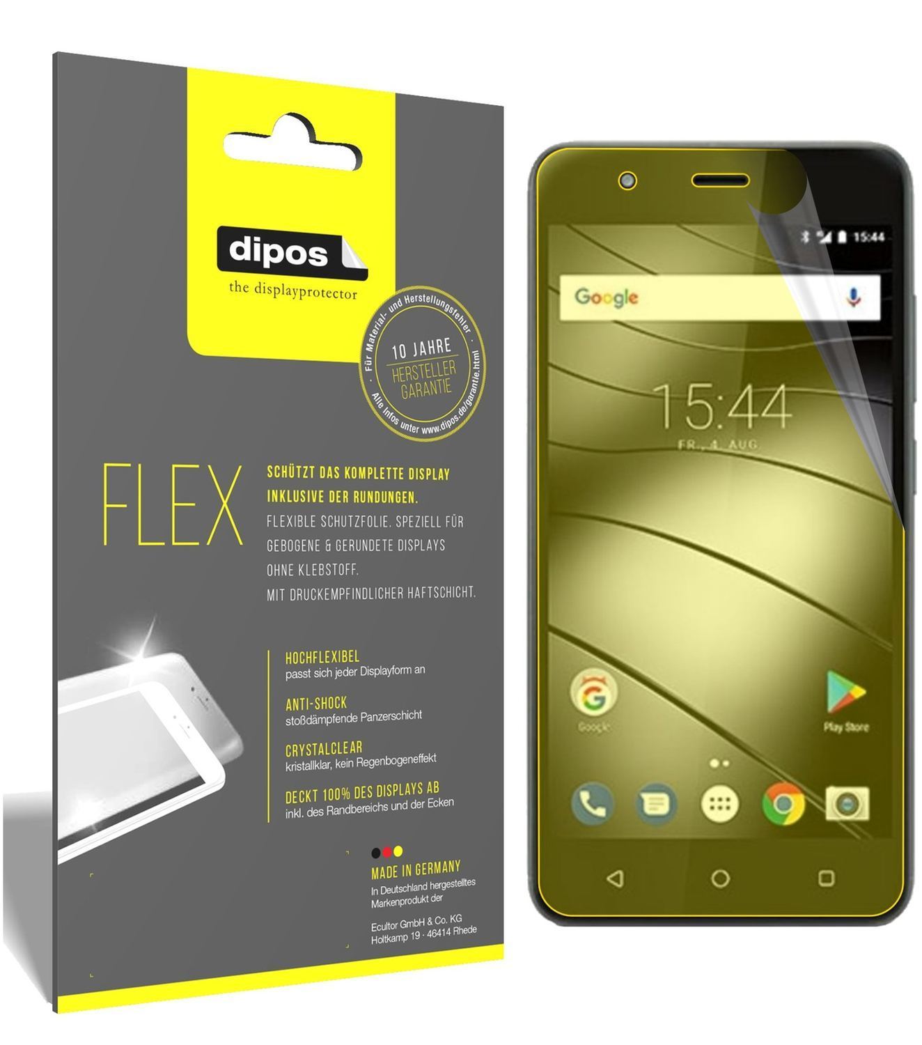 3x 3D Full Cover Schutzfolie für Gigaset GS270 (1)