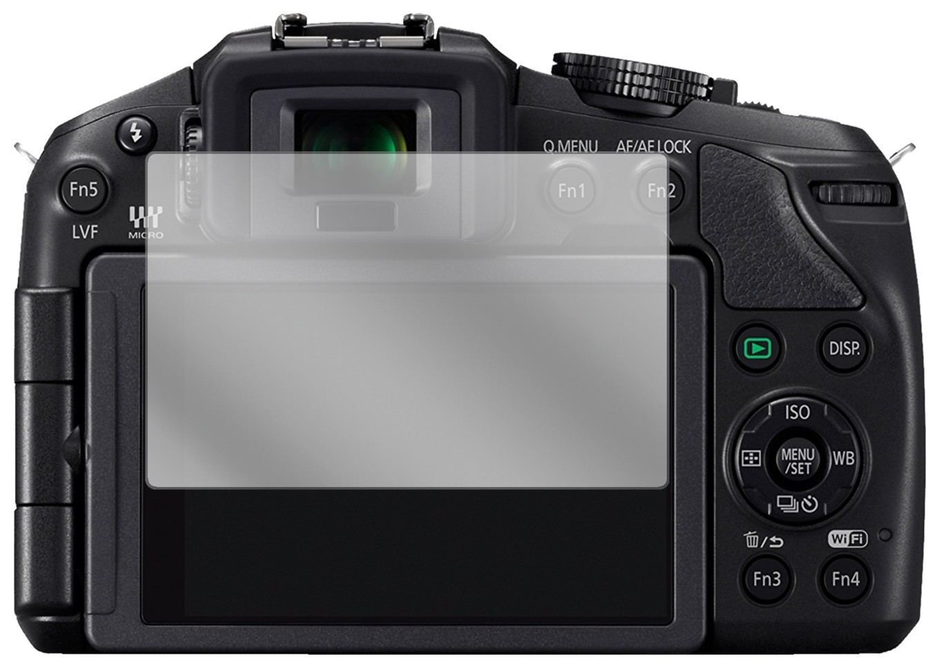 6x Schutzfolie klar für Panasonic Lumix DMC-G5KEG- (2)
