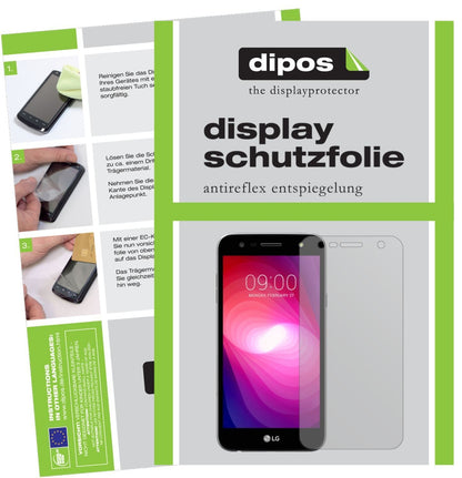2x Schutzfolie matt für LG X Power 2 Display-Schut (1)