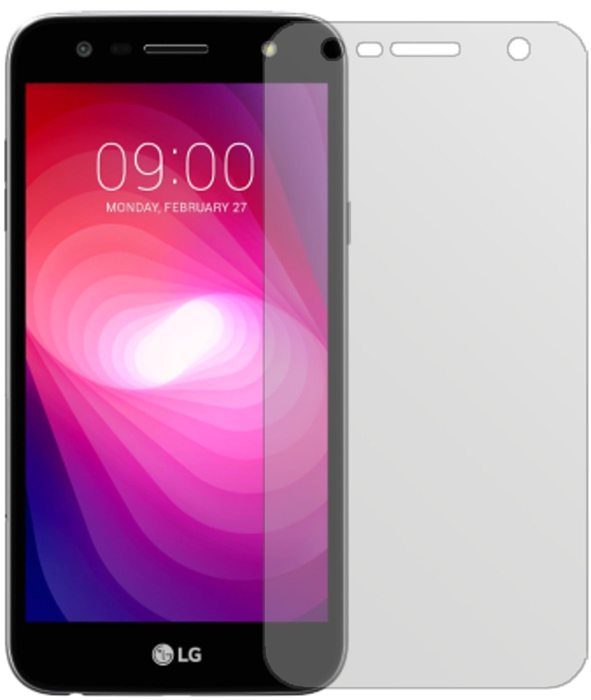 2x Schutzfolie matt für LG X Power 2 Display-Schut (2)