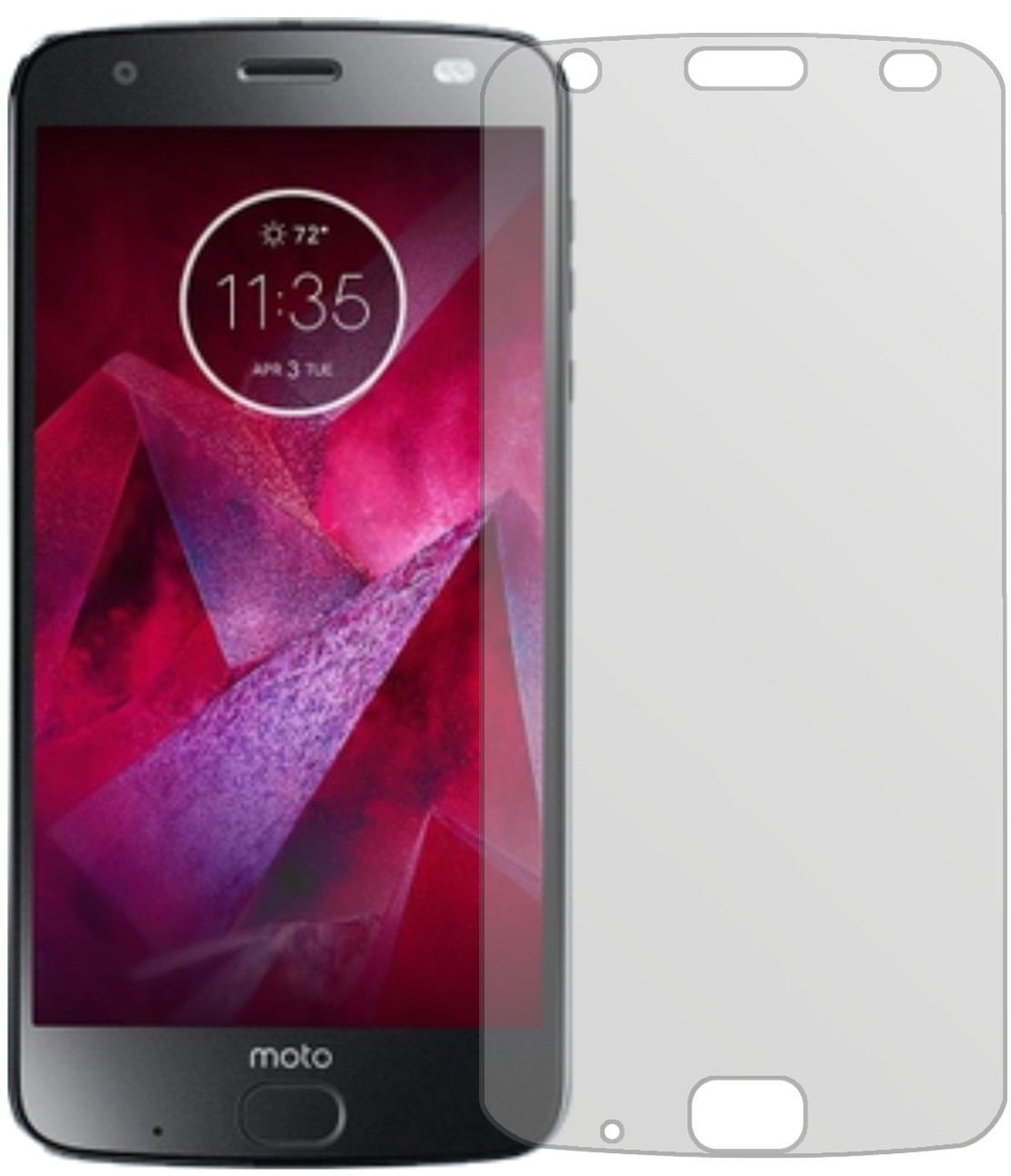 6x Schutzfolie matt für Lenovo Moto Z2 Force Displ (2)