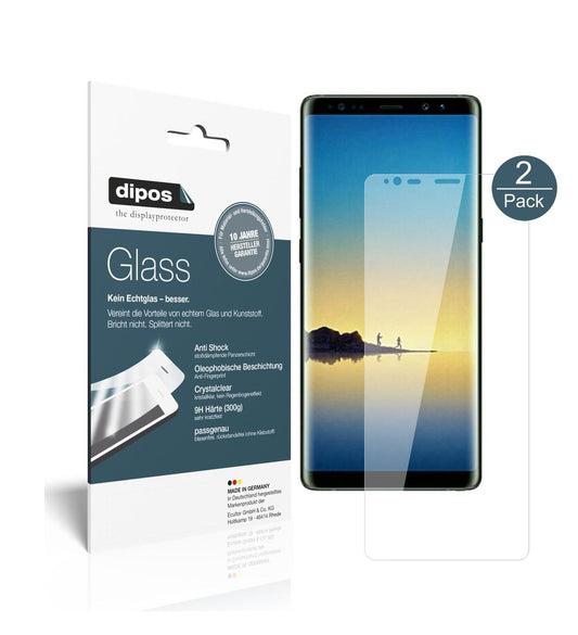 2x 9H Schutzfolie für Samsung Galaxy Note 8 Panzer (1)