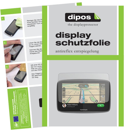 3x Schutzfolie matt für TomTom Via 53 Display-Schu (1)