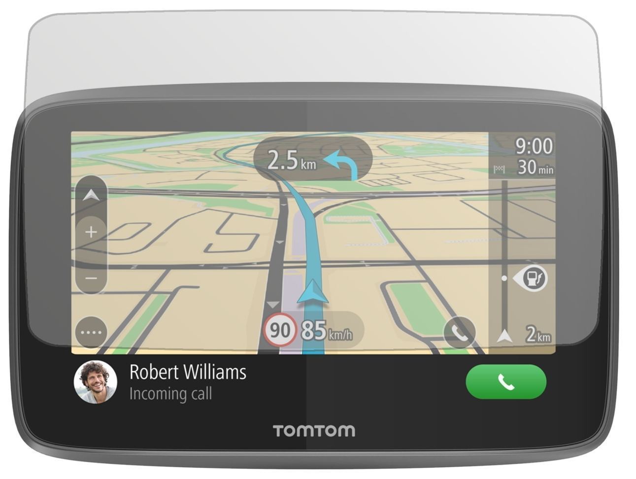 3x Schutzfolie matt für TomTom Via 53 Display-Schu (2)