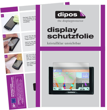 3x Schutzfolie klar für Garmin Drive 51 LMT-S Disp (1)