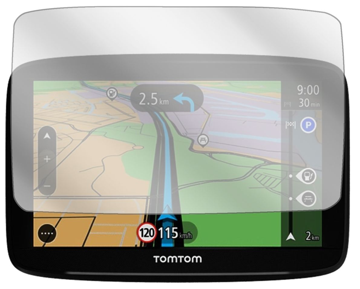 3x Schutzfolie klar für TomTom Start 62 Display-Sc (2)