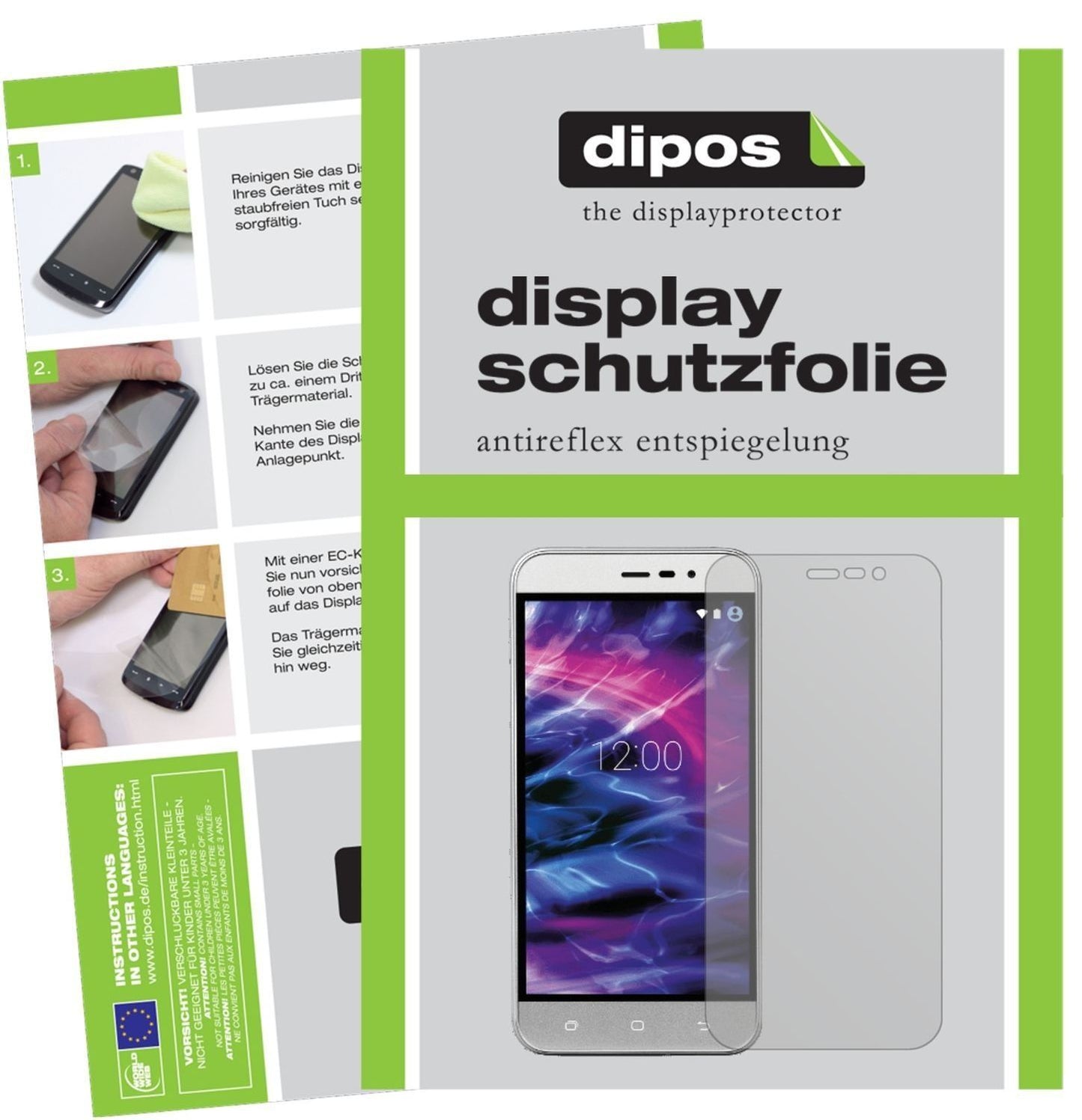 6x Schutzfolie matt für Medion Life P5006 Display- (1)
