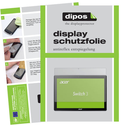 2x Schutzfolie matt für Acer Switch 3 SW312-31 Dis (1)