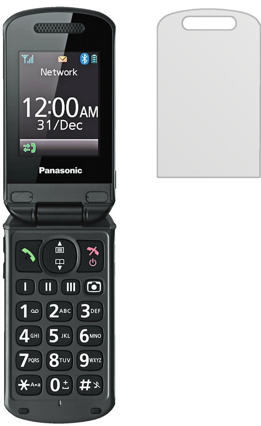 6x Schutzfolie matt für Panasonic KX-TU329 Display (2)