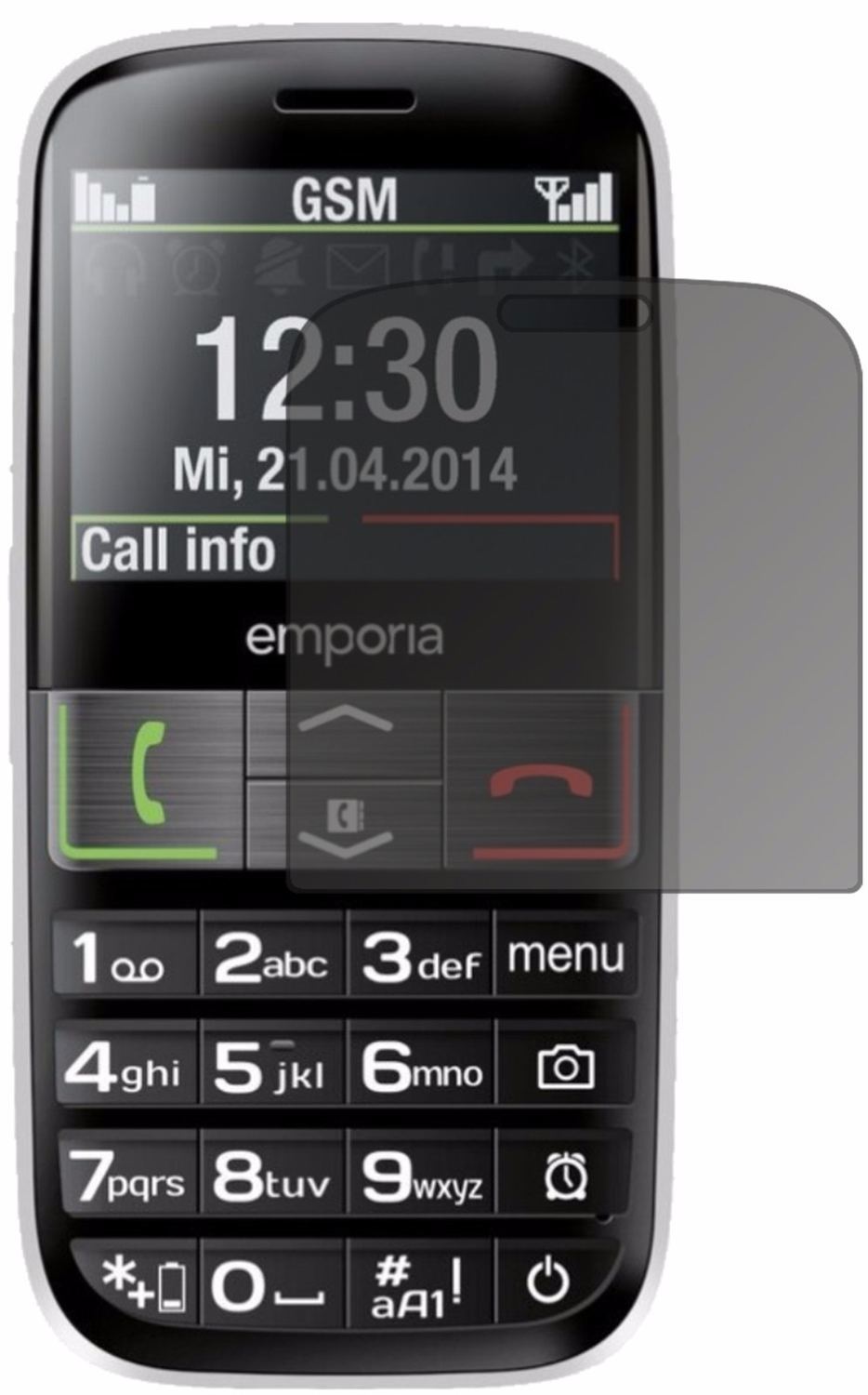 Blickschutzfolie für Emporia Euphoria V50 matt Sch (2)