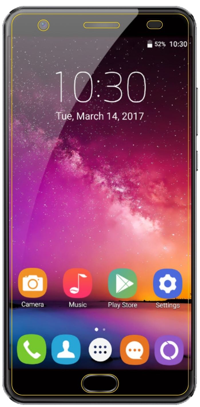 2x Schutzfolie klar für Oukitel K6000 Plus Display (5)