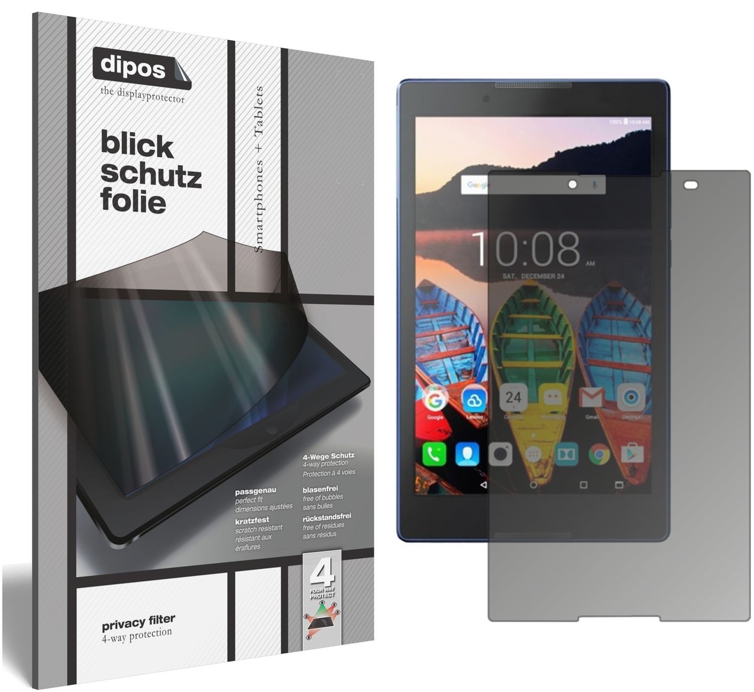 Blickschutzfolie für Lenovo Tab 3 8 TB3-850 matt S (1)